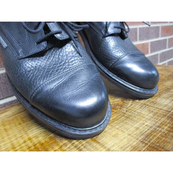 Mephisto Mens Melchior Black Leather Oxford Cap Toe Dress Shoes Goodyear Welt 11 main image 13
